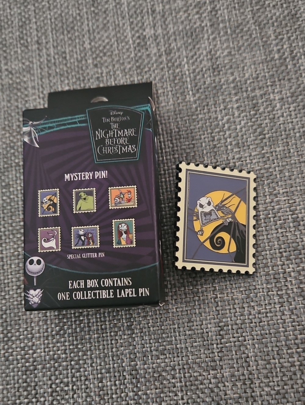 The Nightmare Before Christmas Jack Skellington Stamp Pin
